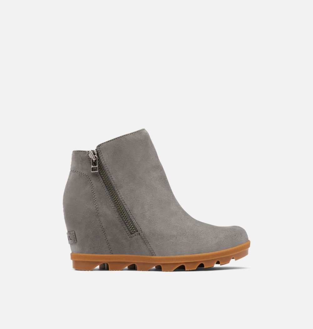 Sorel Women's Joan Of Arctic™ Wedge II Zip Bootie  - Quarry, Gum 2