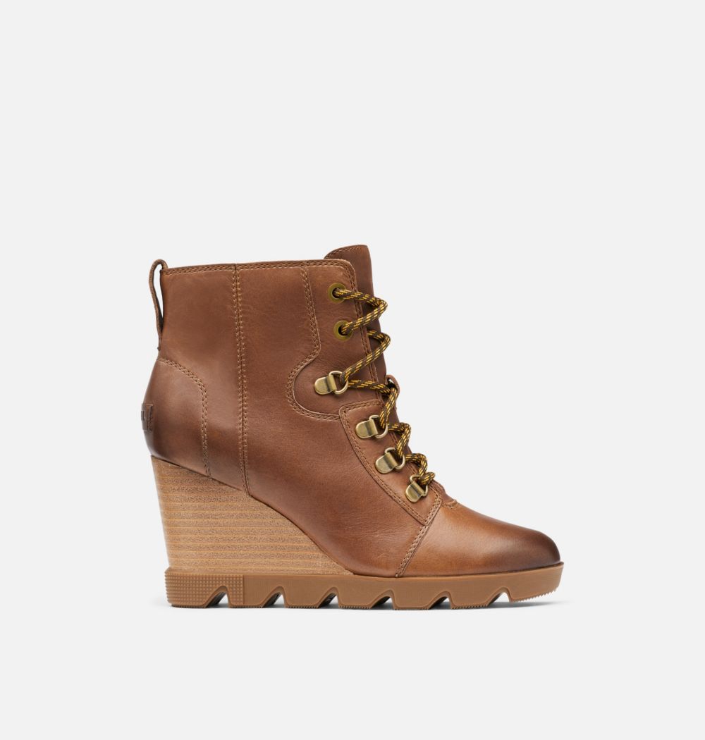 Sorel Women's Joan Uptown™ Lace Bootie - Hazelnut Leather, Gum 10