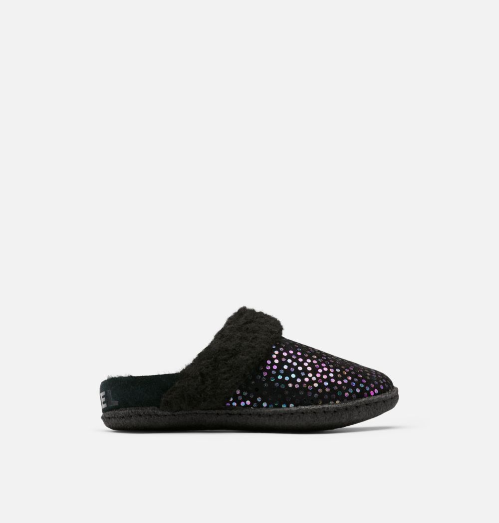 Sorel Youth Nakiska™ Slide II Slipper - Black, Black