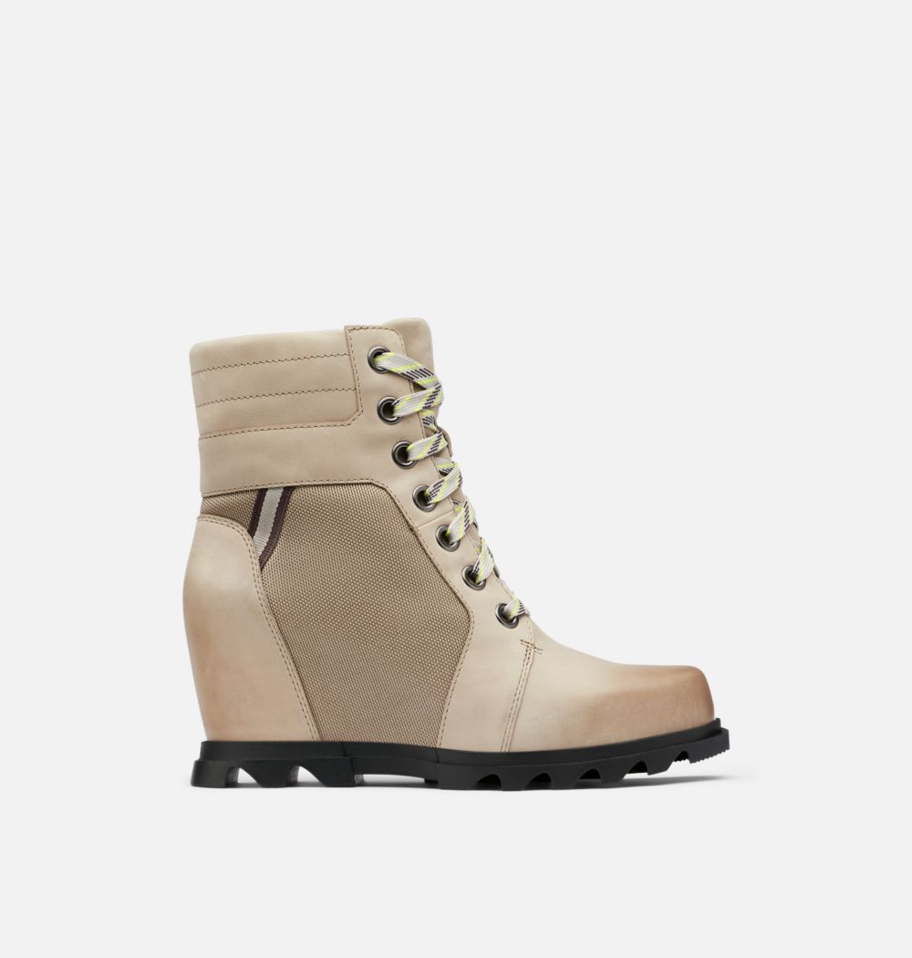 Sorel Women's Joan Of Arctic™ Wedge III Lexie Bootie - Omega Taupe, Black