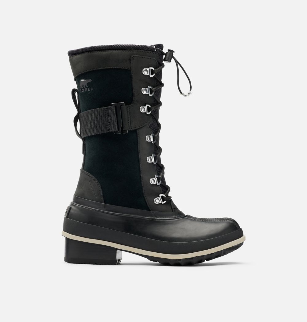 Sorel Women's Slimpack™ III Tall Duck Boot - Black, Ancient Fossil