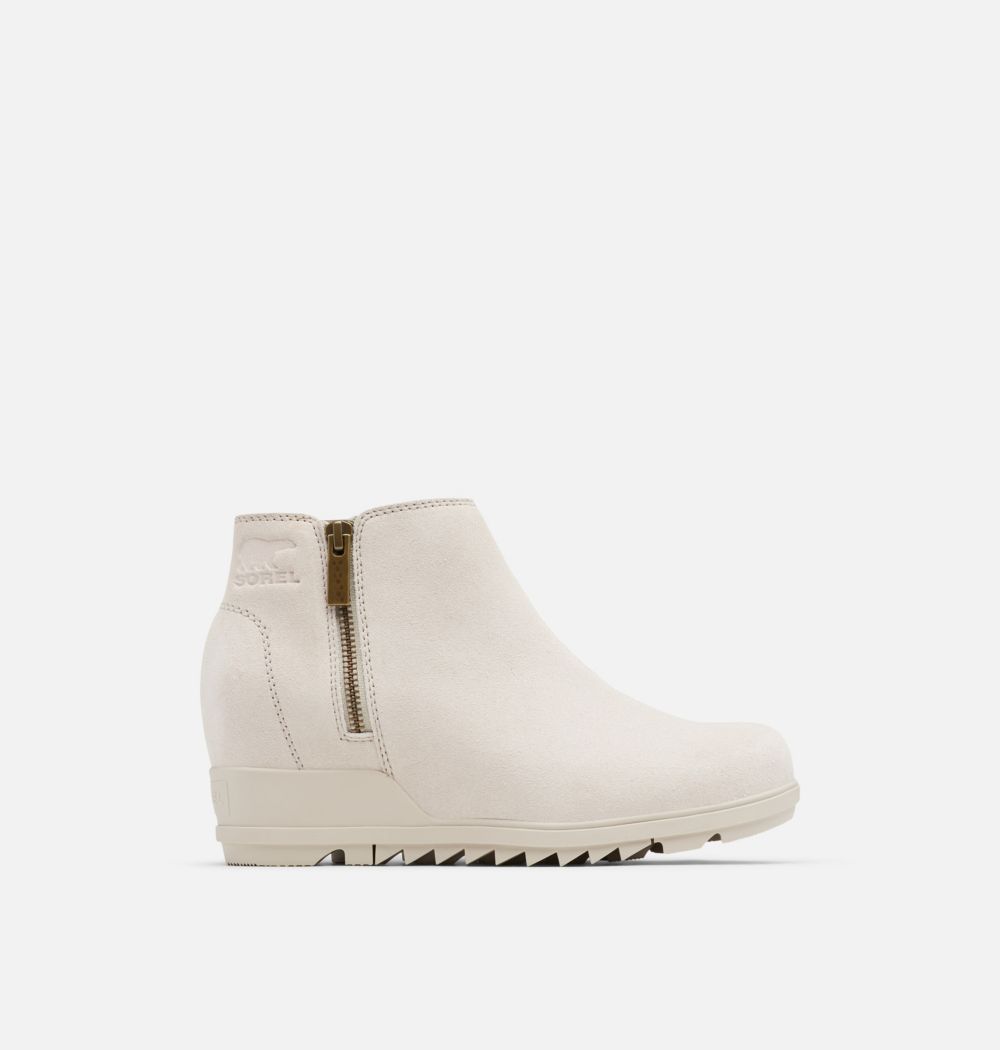 Sorel Women's Evie™ Zip Wedge Bootie - Soft Taupe