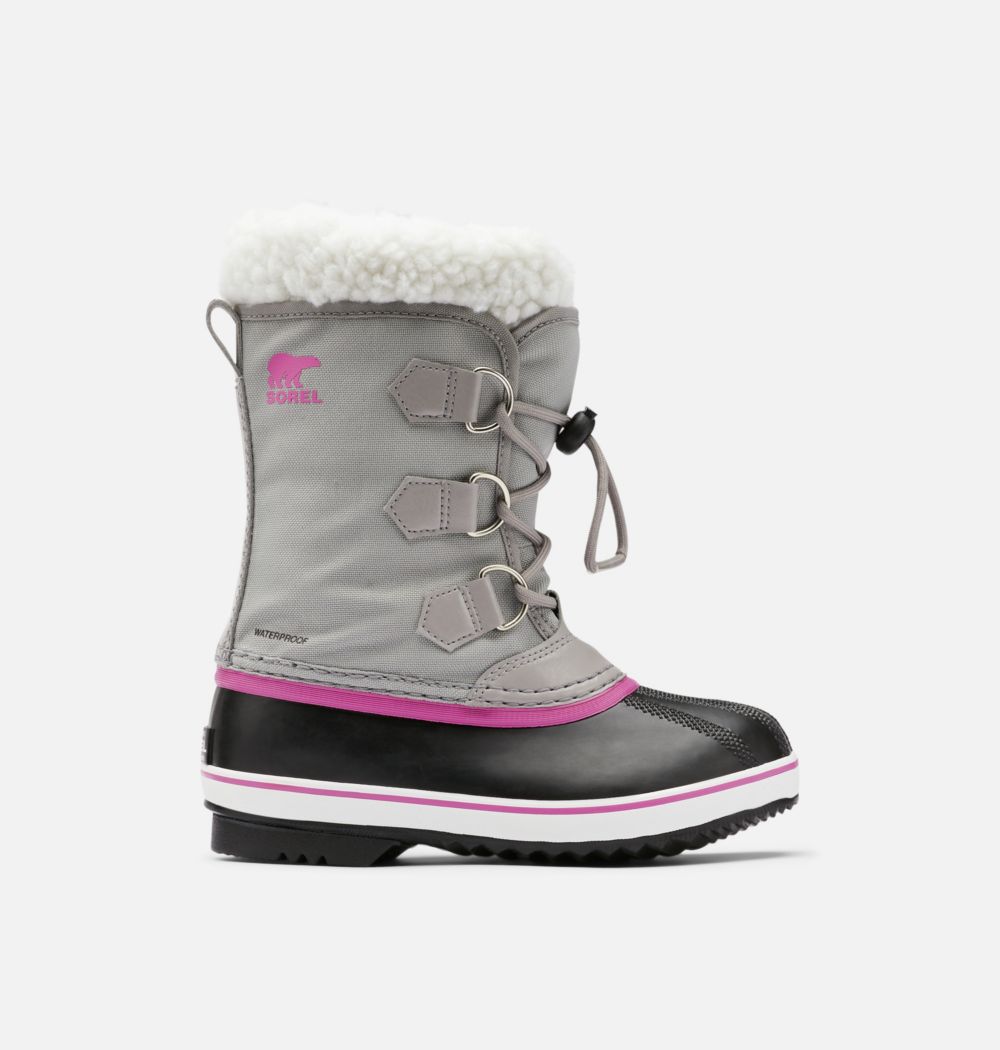 Sorel Children's Yoot Pac™ Nylon Boot - Chrome Grey, Black
