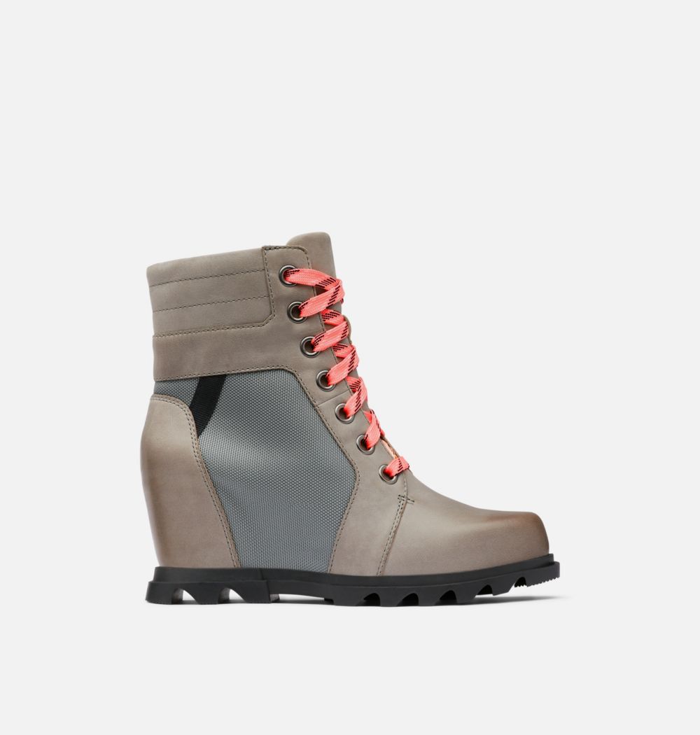 Sorel Women's Joan Of Arctic™ Wedge III Lexie Bootie - Quarry, Black