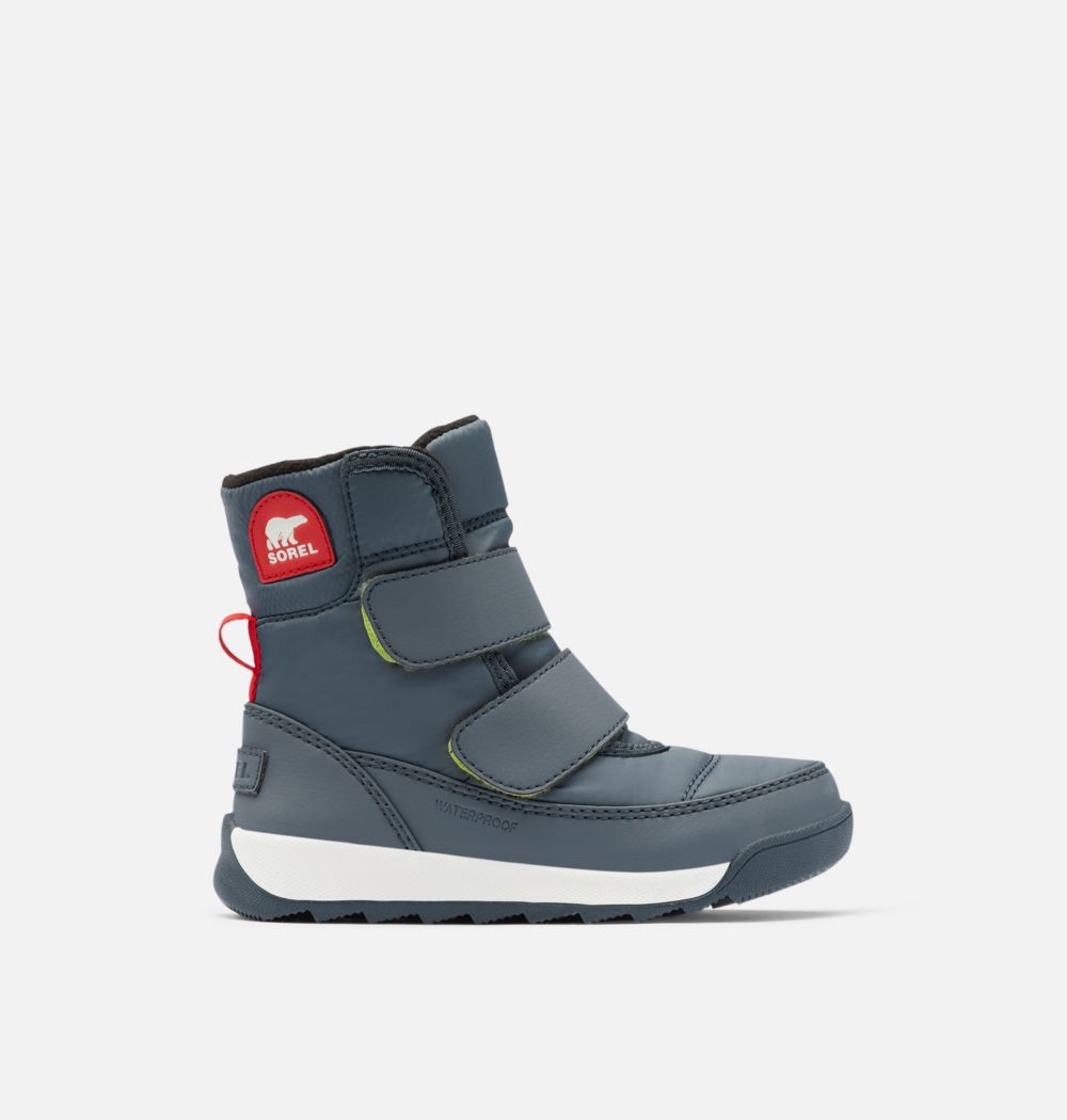 Sorel Children's Whitney™ II Strap Boot - Uniform Blue, Cherrybomb