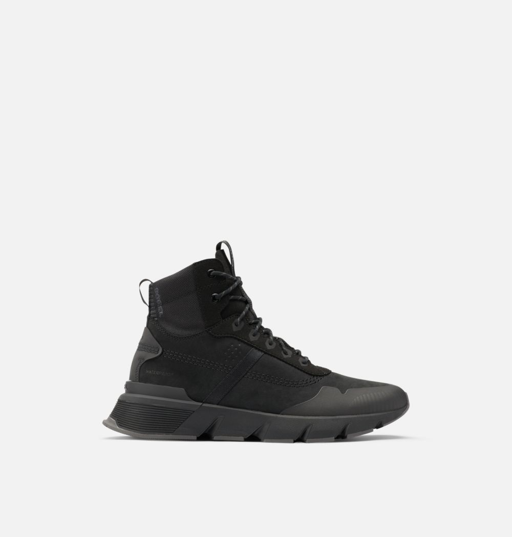 Sorel Men's Kinetic™ Rush Mid Sneaker - Black, Black