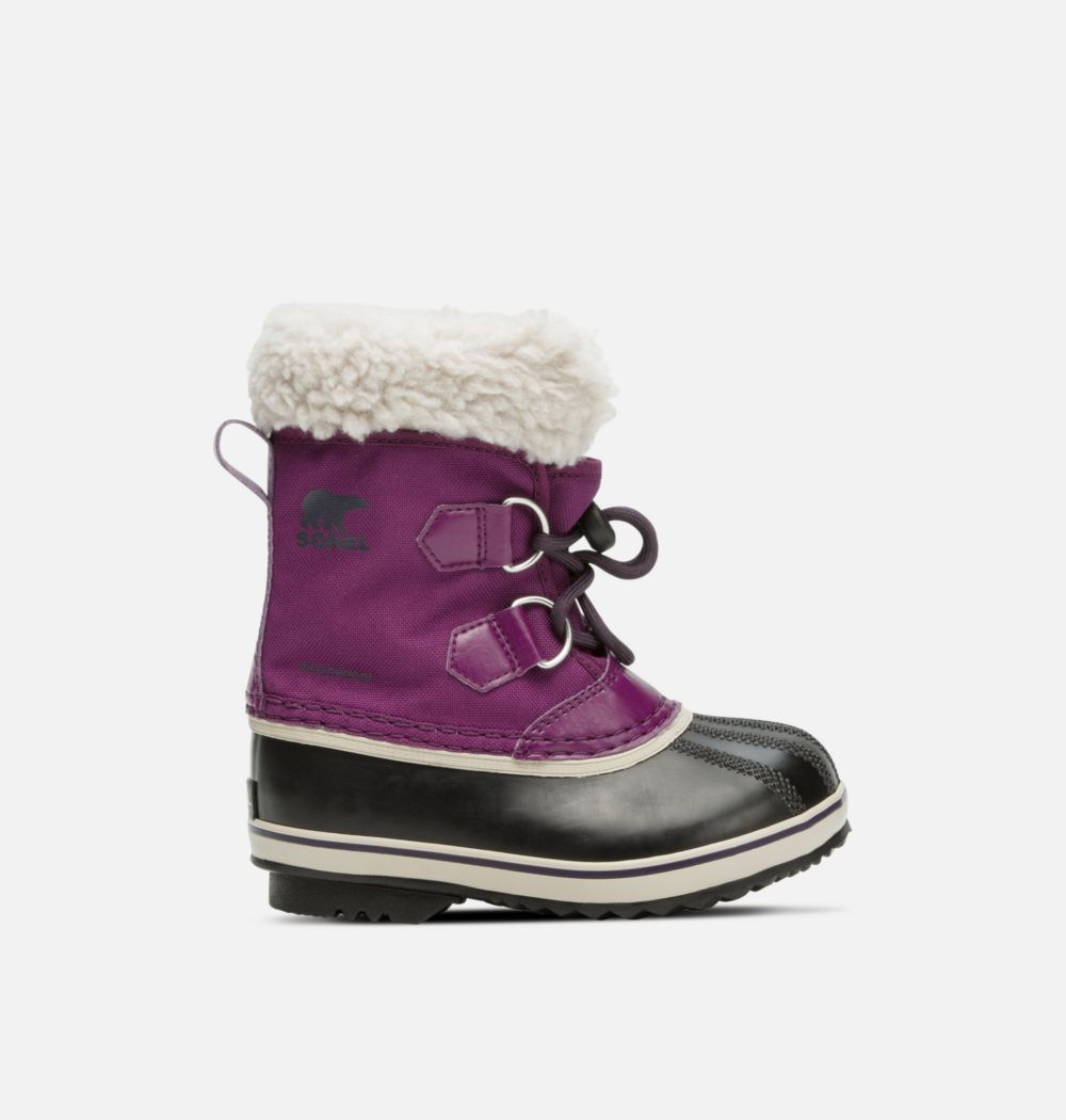 Sorel Children's Yoot Pac™ Nylon Boot - Wild Iris, Dark Plum