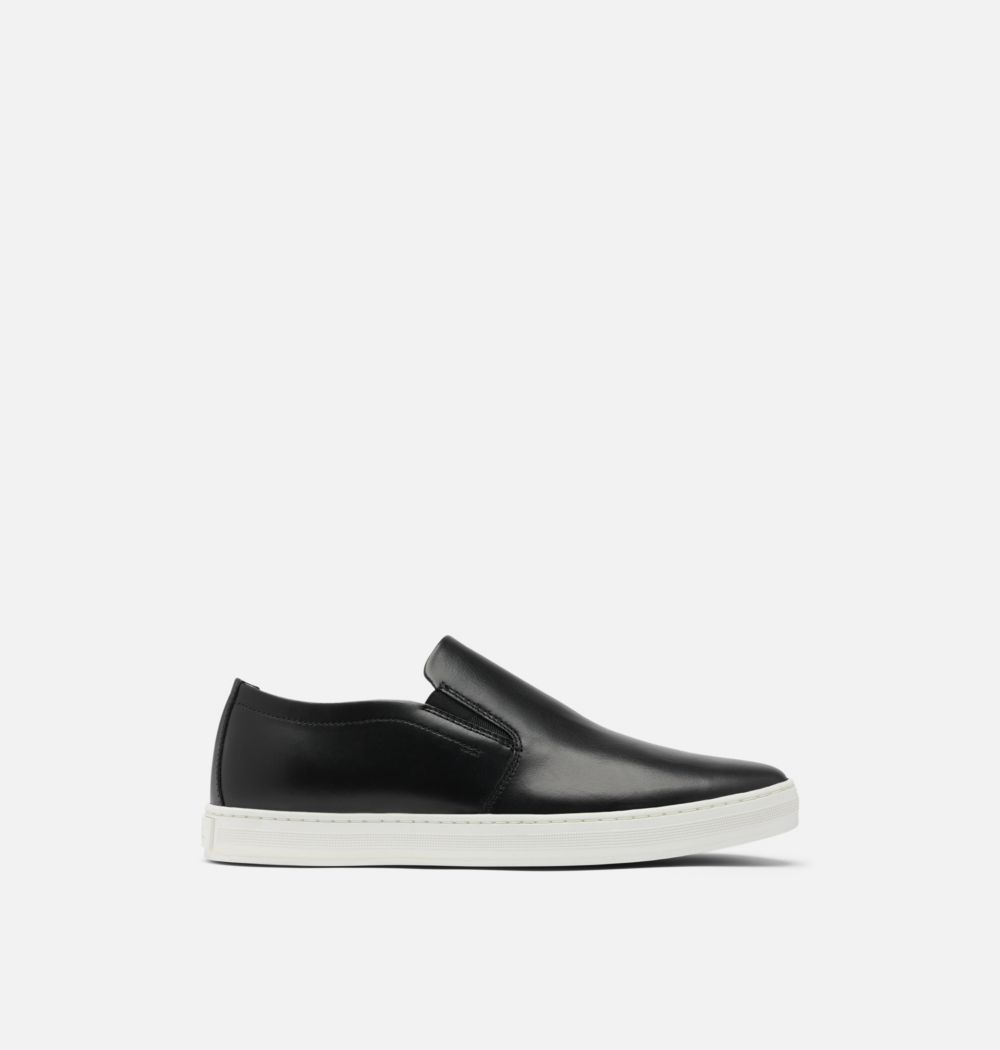 Sorel Mens Caribou™ Mod Slip-On - Black, Sea Salt