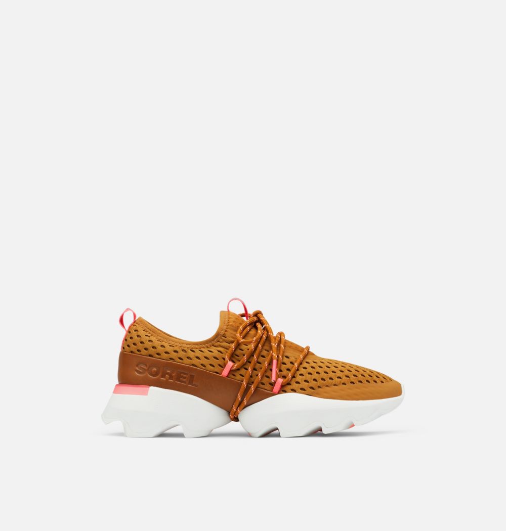 Sorel Women's Kinetic™ Impact Lace Sneaker - Burnished Amber, Coral Glow
