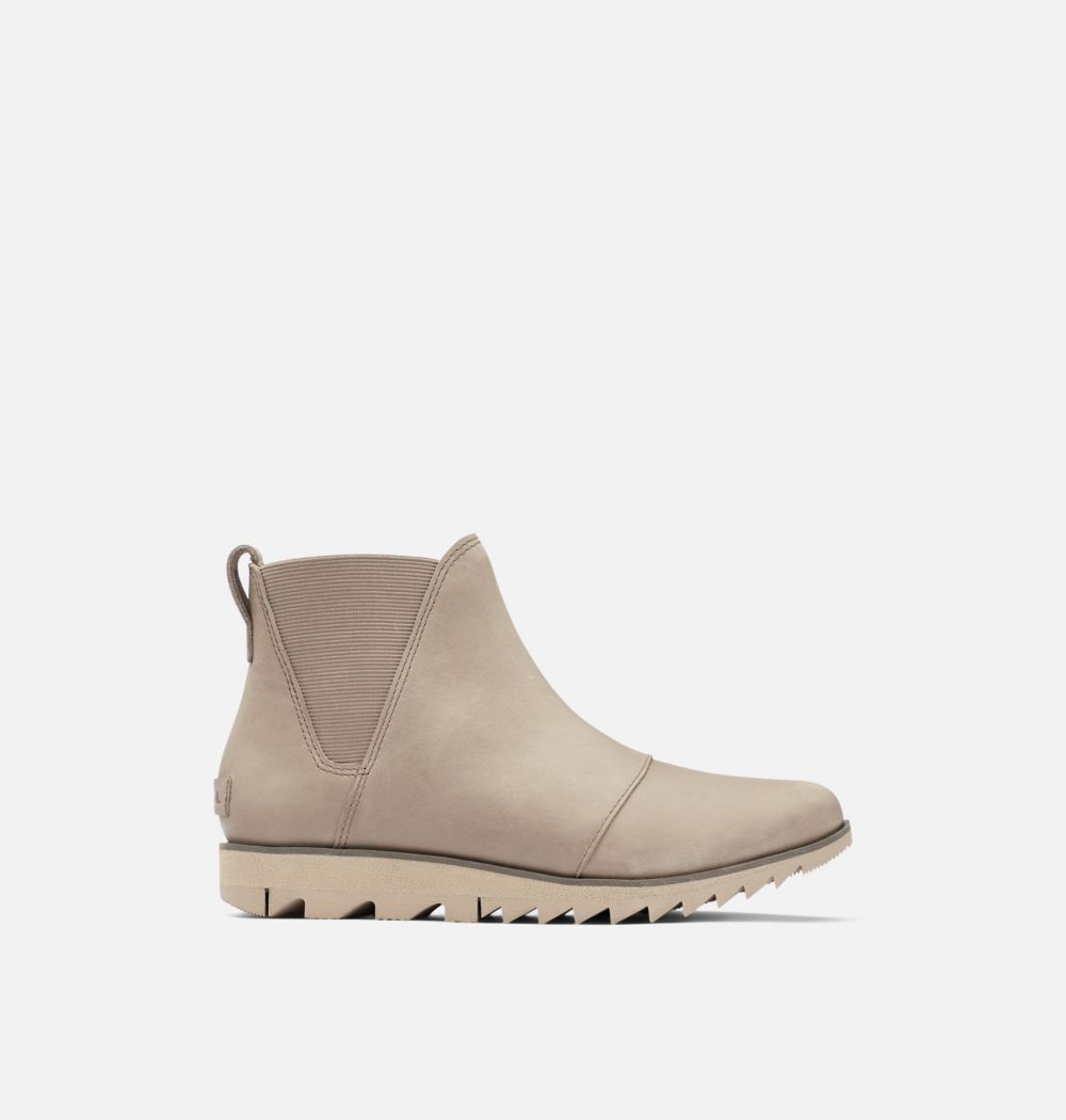 Sorel Women's Harlow™ Chelsea Bootie - Omega Taupe, Ancient Fossil