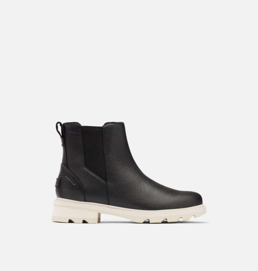 Sorel Women's Lennox™ Chelsea Bootie - Black, Chalk