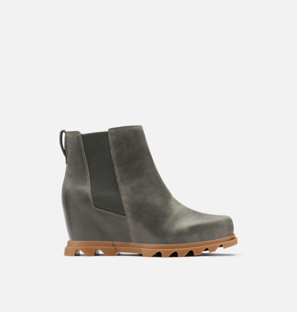 Sorel Women's Joan Of Arctic™ Wedge III Chelsea Bootie - Quarry, Gum 2