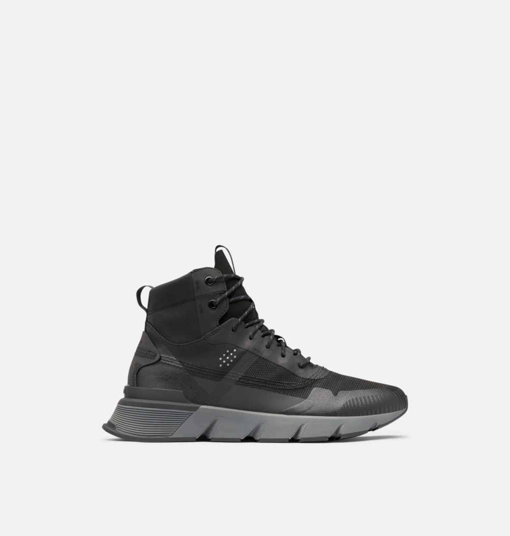 Sorel Men's Kinetic™ Rush Mid Sneaker - Black, Grill