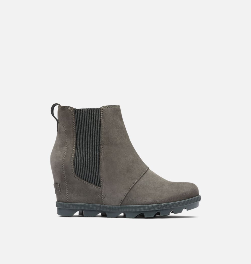 Sorel Women's Joan Of Arctic™ Wedge II Chelsea Bootie  - Quarry, Grill