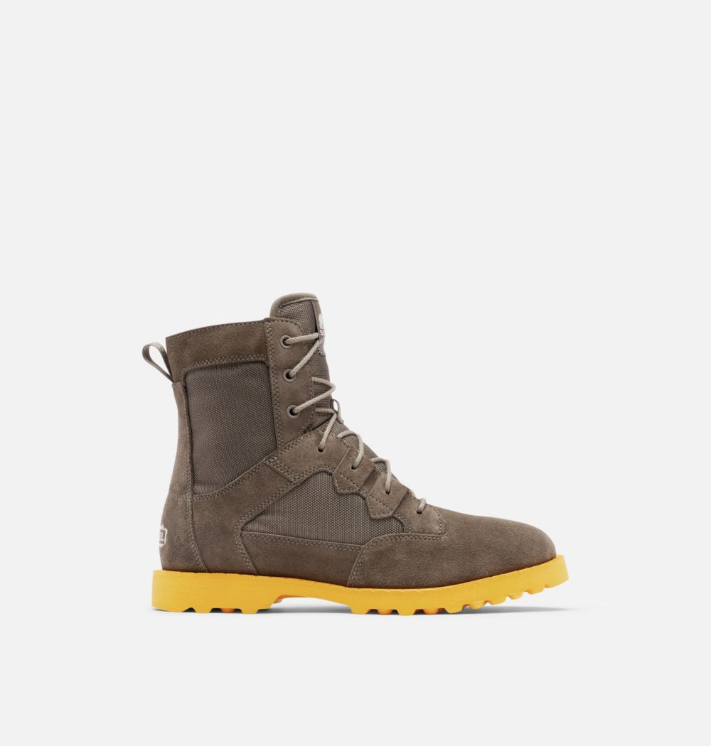 Sorel Men's Caribou™ OTM Boot - Alpine Tundra, Cyber Yellow