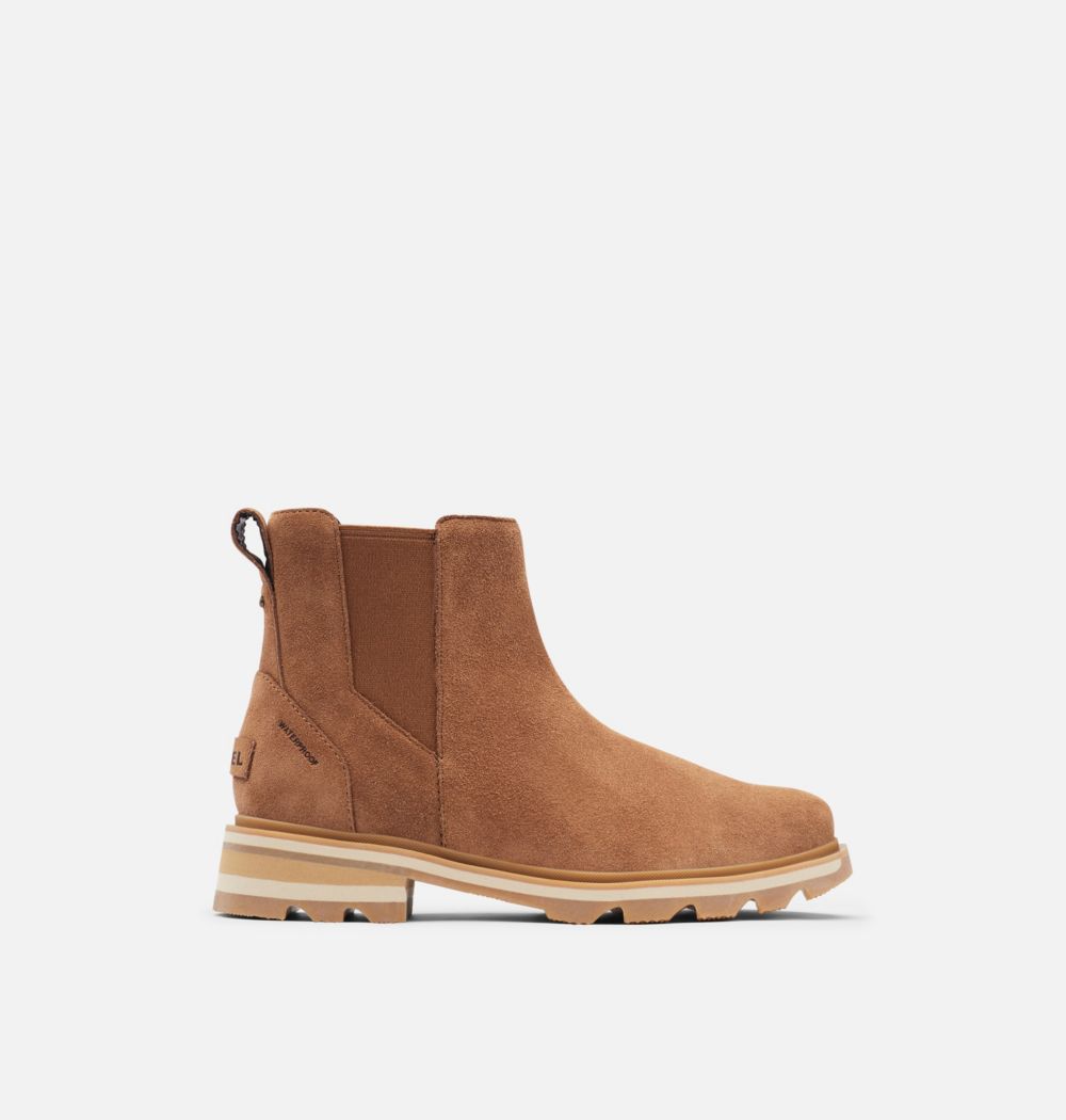 Sorel Women's Lennox™ Chelsea Bootie - Velvet Tan, Gum 2