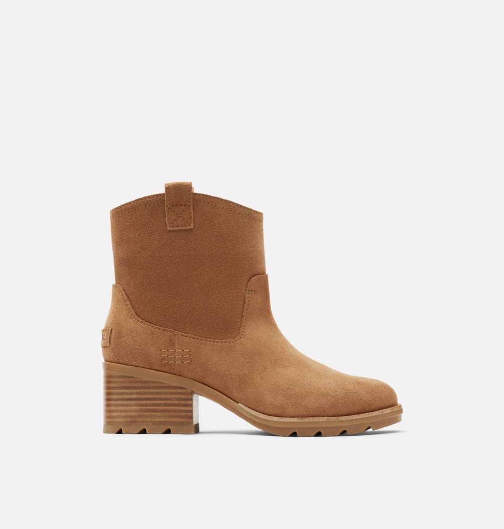 Sorel Women's Cate™ Pull On Bootie - Velvet Tan, Gum 10