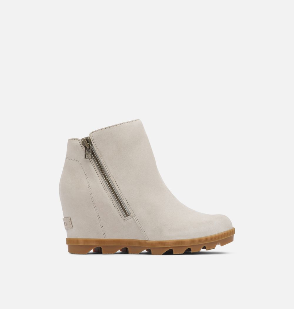 Sorel Women's Joan Of Arctic™ Wedge II Zip Bootie  - Soft Taupe