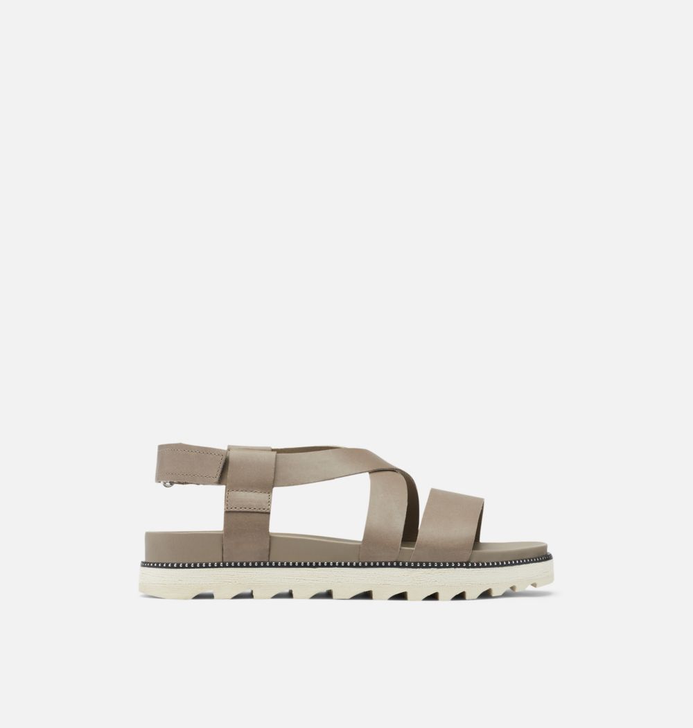 Sorel Womens Roaming™ Criss Cross Sandal - Khaki II