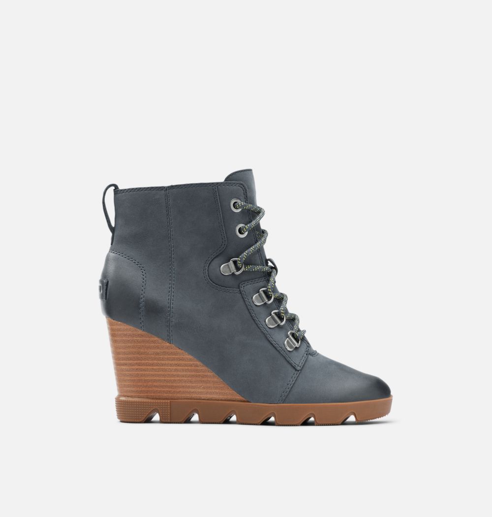 Sorel Women's Joan Uptown™ Lace Bootie - Uniform Blue, Gum 10