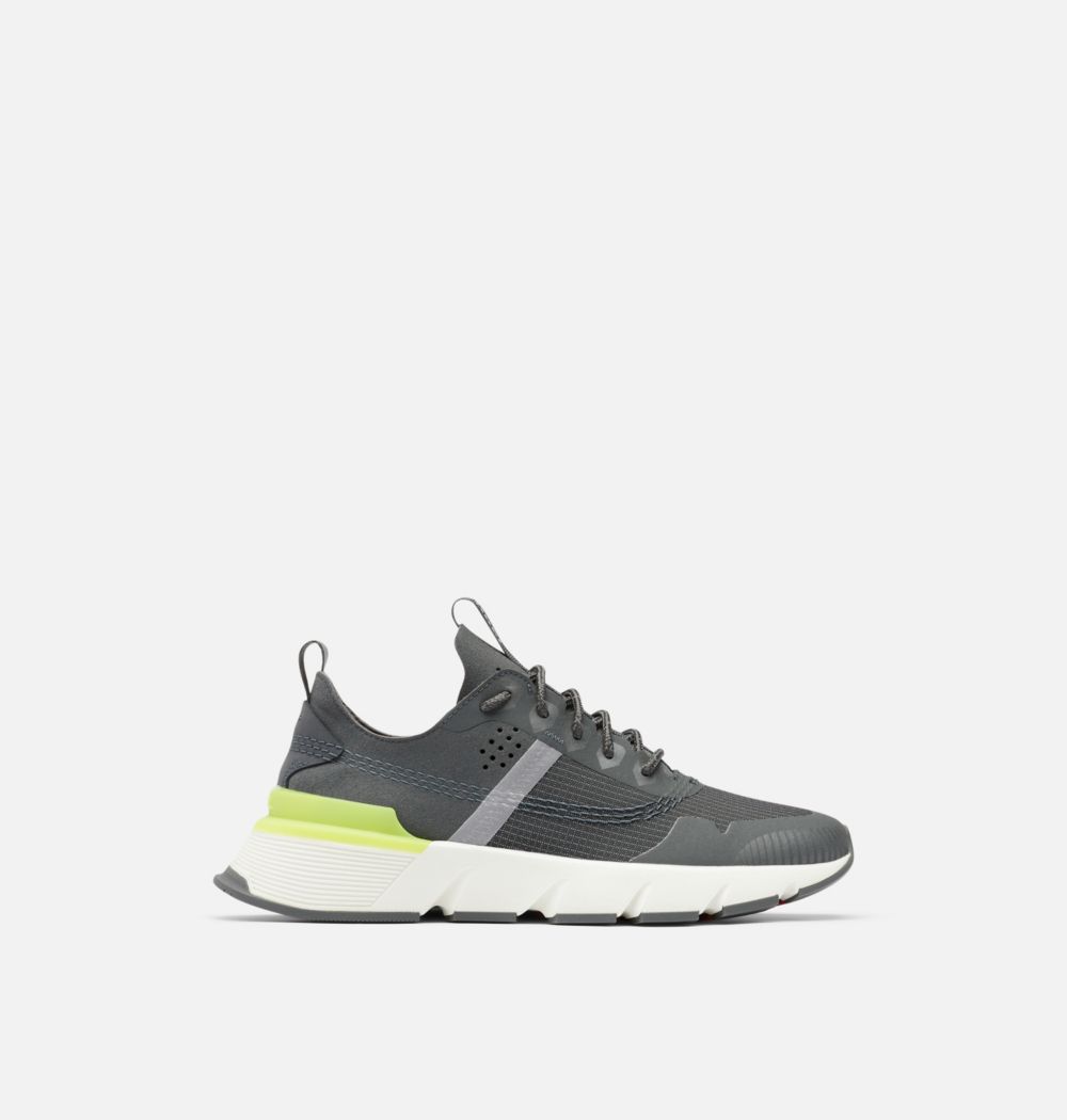 Sorel Women's Kinetic™ Rush Glow Sneaker - Grill, Acid Green