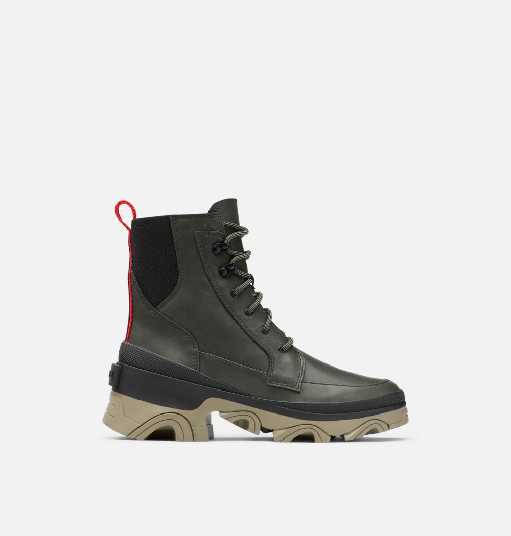 Sorel Women's Brex&trade; Lace Bootie - Dark Moss, Black