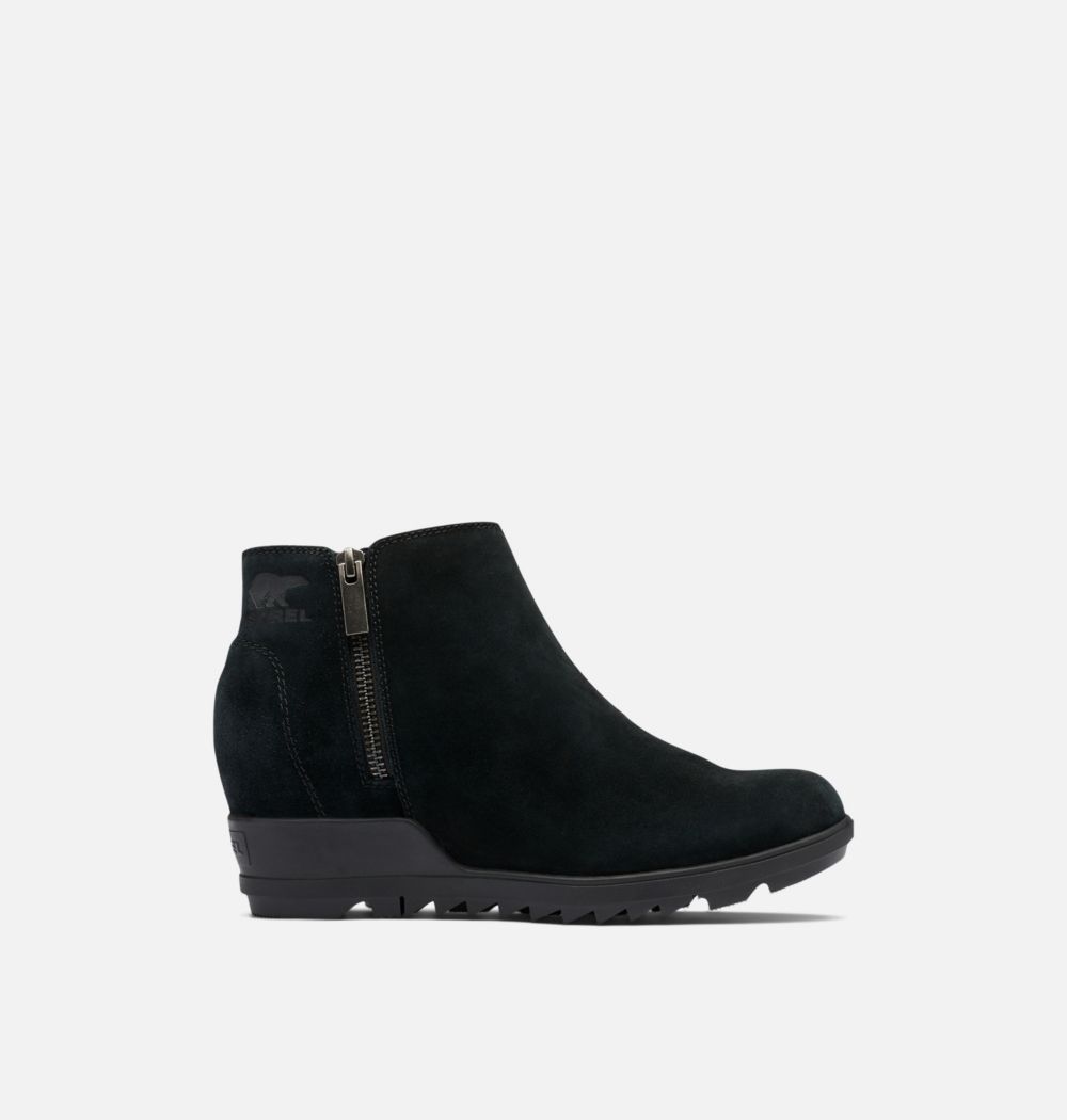 Sorel Women's Evie™ Zip Wedge Bootie - Black