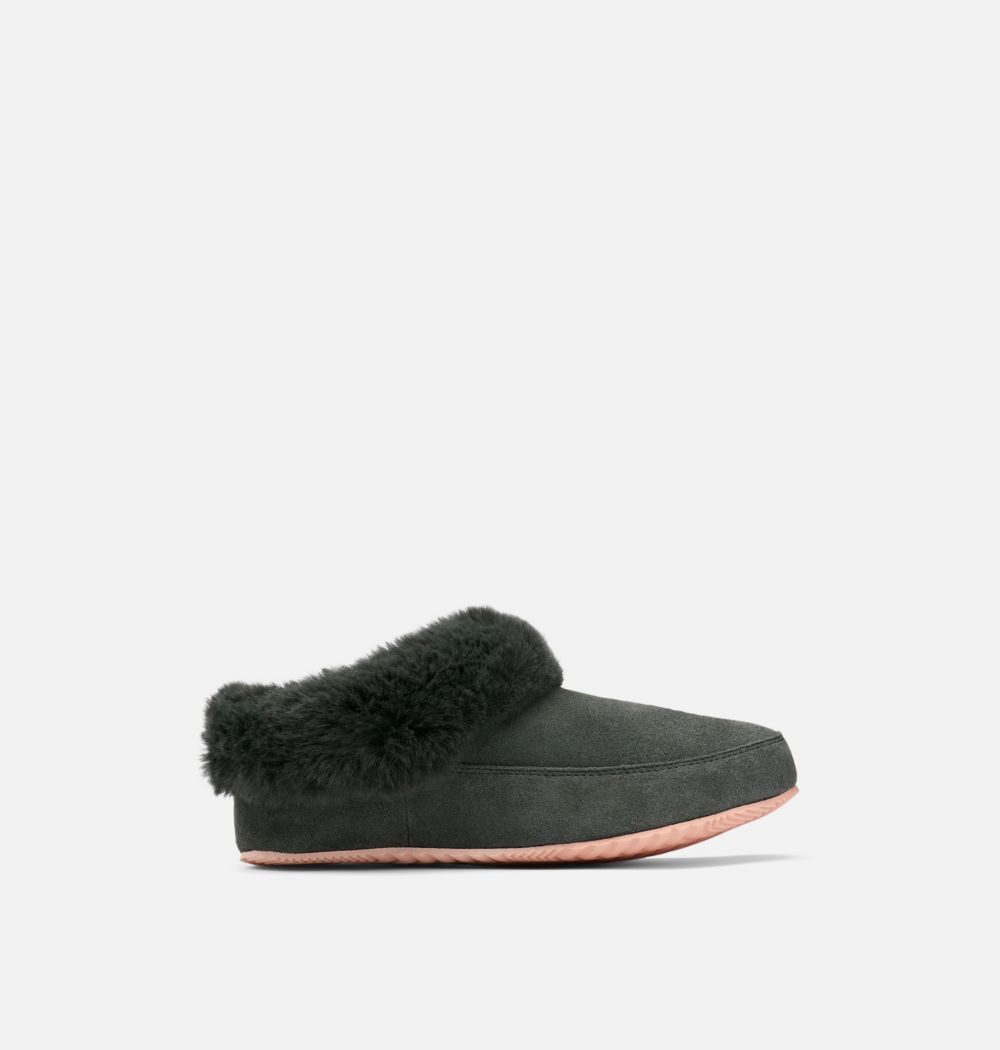 Sorel Women's Sorel Go™ - Coffee Run Slipper - Dark Moss, Peach Blossom