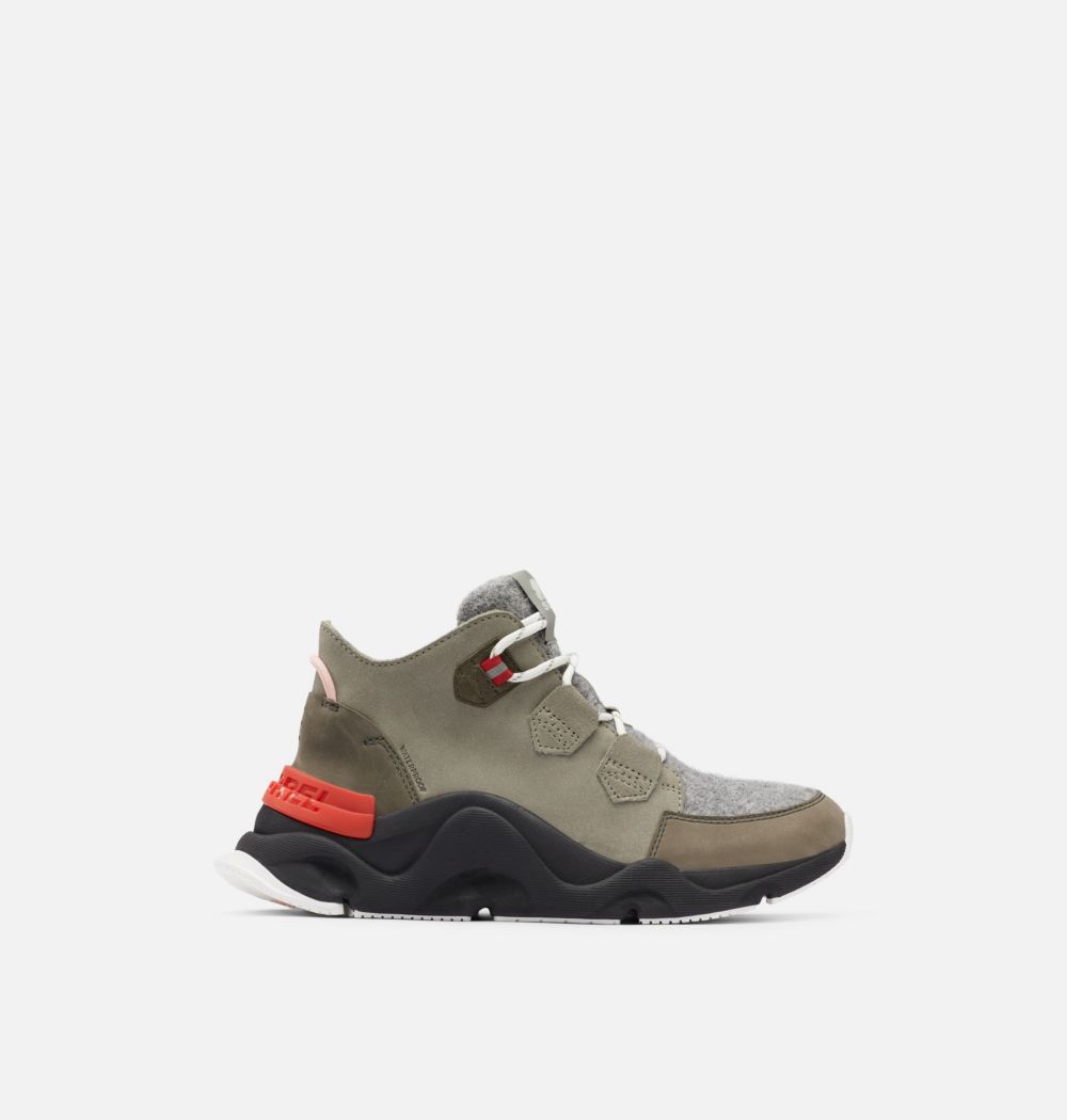 Sorel Women's Kinetic™ RNEGD Caribou Boot - Grey Green, Alpine Tundra