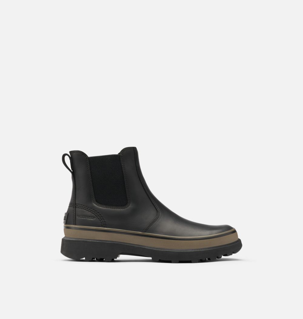 Sorel Men's Caribou™ Chelsea Boot - Black, Mud