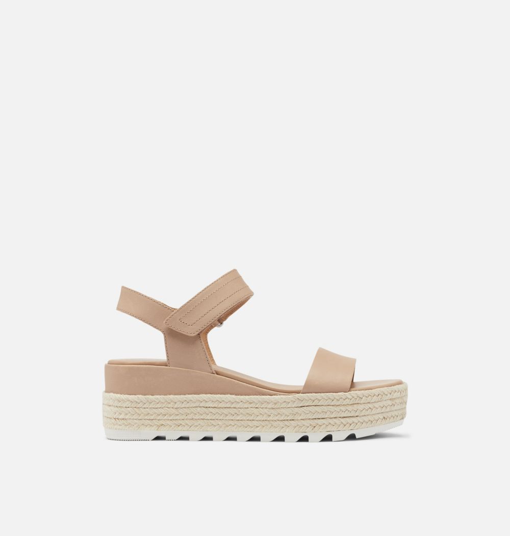 Sorel Women's Cameron™ Flatform Wedge Sandal - Honest Beige