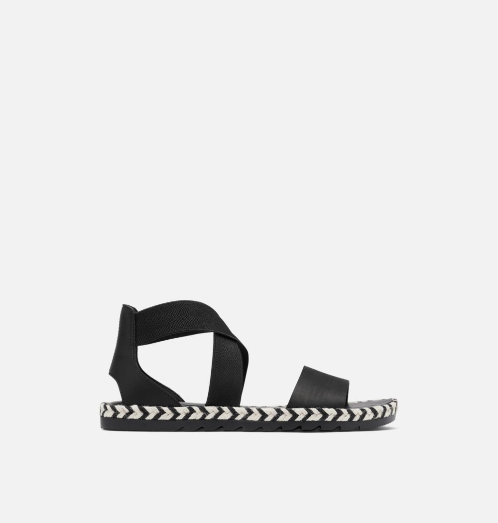 Sorel Women's Ella™ II Sandal - Black, Tan